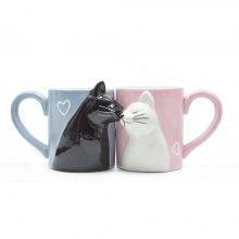 Ceramic Valentine Day Mugs 2 Pcs PET LOVERS Ships From : China|Russian Federation 