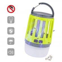 USB Rechargeable Mosquito Killer LED Lamp TRAVEL & OUTDOOR Color : Grey|Green|Yellow 
